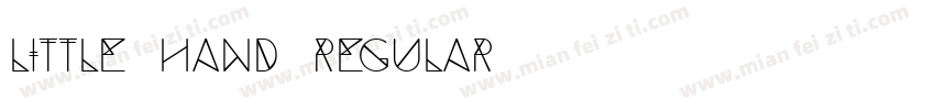 LITTLE_HAND Regular字体转换